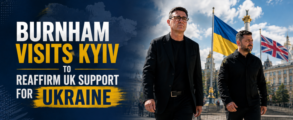 Burnham Visits Kyiv to Reaffirm UK Support for Ukraine