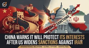China warns it will protect its interests after US widens sanctions against Iran