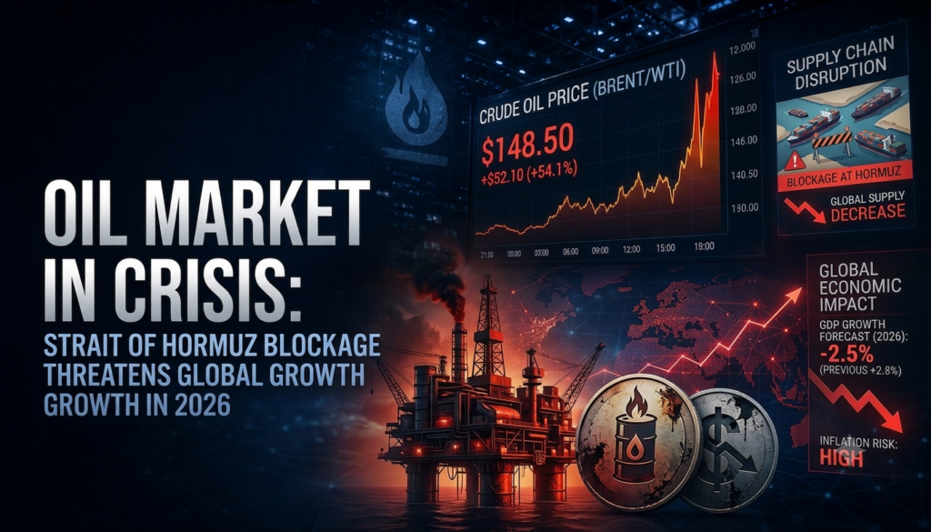 Oil Market in crisis: Strait of Hormuz blockage threatens global growth in 2026