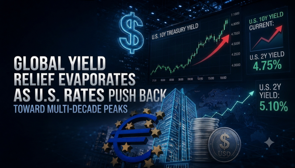 Global Yield Relief Evaporates as U.S. Rates Push Back Toward Multi-Decade Peaks