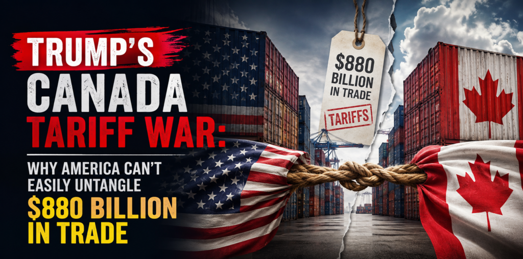 Trump’s Canada Tariff War: Why America Can’t Easily Untangle $880 Billion in Trade