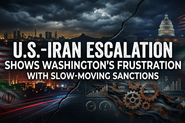 U.S.-Iran escalation shows Washington’s frustration with slow-moving sanctions