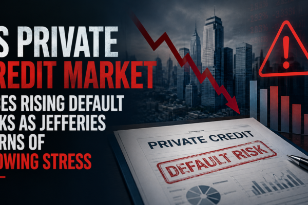 US Private Credit Market Faces Rising Default Risks as Jefferies Warns of Growing Stress