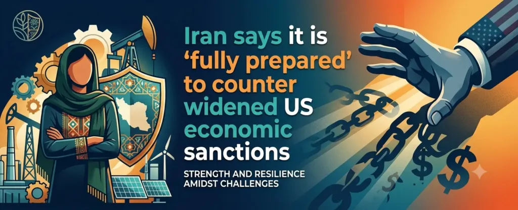 Iran says it is ‘fully Prepared’ to Counter widened US Economic sanctions