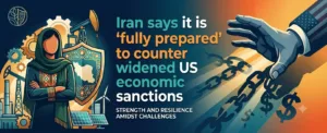Iran says it is 'fully prepared' to counter widened US economic sanctions