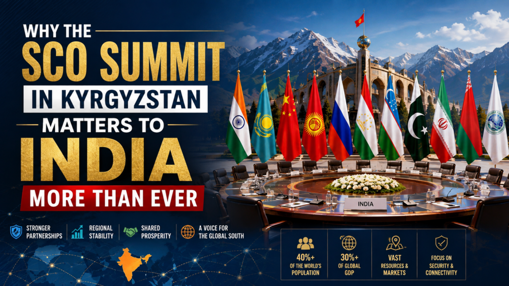 Why the SCO Summit in Kyrgyzstan Matters to India More Than Ever