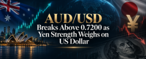AUD/USD Breaks Above 0.7200 as Yen Strength Weighs on US Dollar