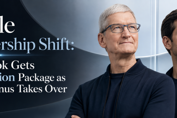 Apple Leadership Shift: Tim Cook Gets $47 Million Package as John Ternus Takes Over as CEO