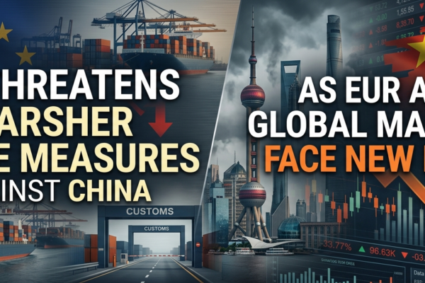 EU Threatens Harsher Trade Measures Against China as EUR and Global Markets Face New Risks