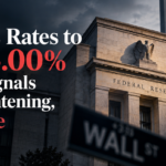 Fed Raises Rates to 3.75%–4.00% as Warsh Signals Further Tightening, Stocks Slide