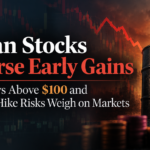 Indian Stocks Reverse Early Gains as Oil Stays Above $100 and Fed Rate-Hike Risks Weigh on Markets