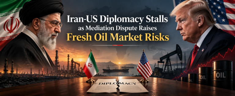Iran-US Diplomacy Stalls as Mediation Dispute Raises Fresh Oil Market Risks