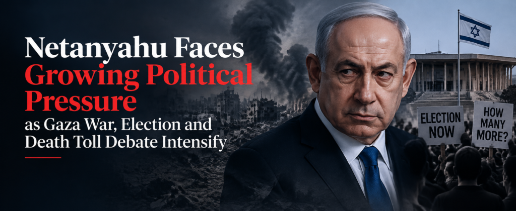 Netanyahu Faces Growing Political Pressure as Gaza War, Election and Death Toll Debate Intensify