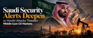 Saudi Security Alerts Deepen as Houthi Attacks Threaten Middle East Oil Markets