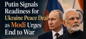 Putin Signals Readiness for Ukraine Peace Deal as Modi Urges End to War
