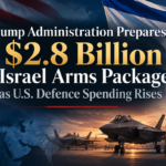 Trump Administration Prepares $2.8 Billion Israel Arms Package as U.S. Defence Spending Rises