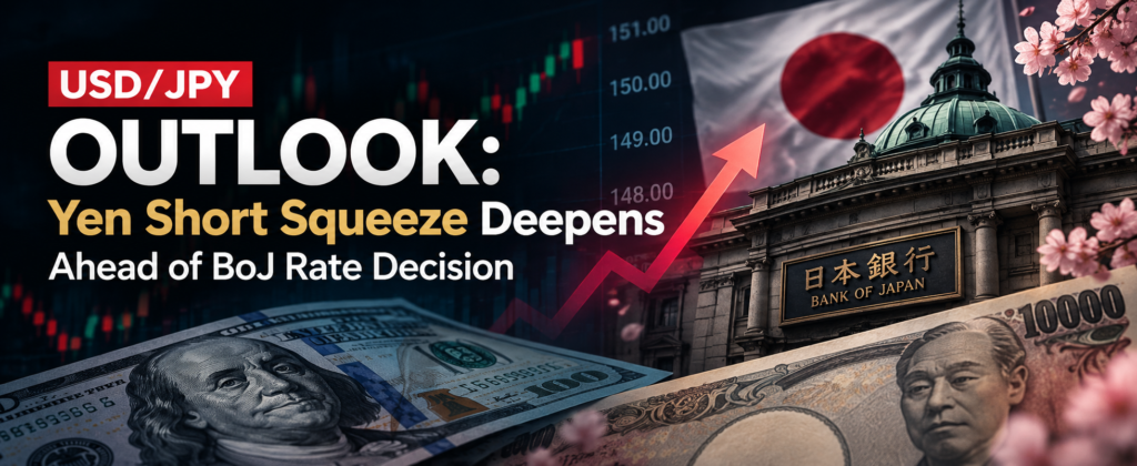 USD/JPY Outlook: Yen Short Squeeze Deepens Ahead of BoJ Rate Decision
